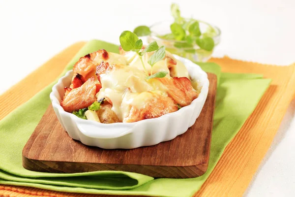 Cazuela de pescado y patata — Foto de Stock