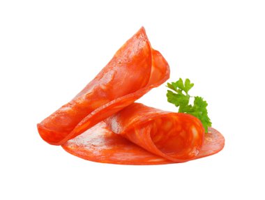 chorizo salam dilimleri