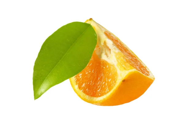 Свіжий апельсиновий квартал — стокове фото