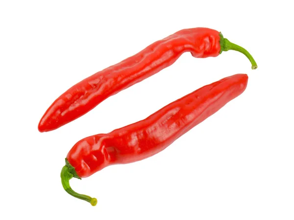 Dos pimientos rojos — Foto de Stock