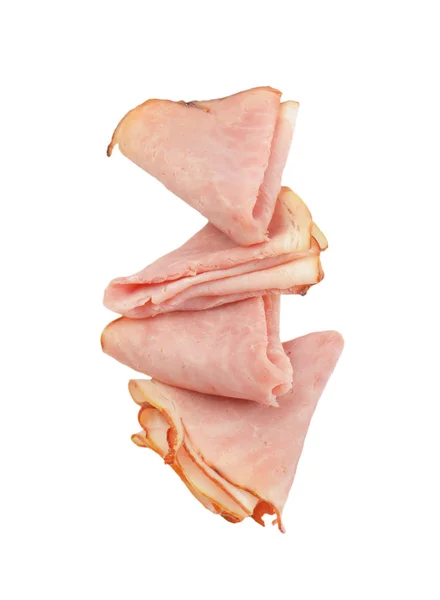 Slices of pork ham — Stock Photo, Image