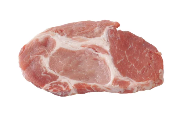 Bistecca di maiale cruda — Foto Stock