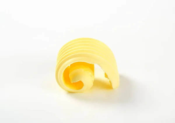Curl of fresh butter — Stock Photo, Image