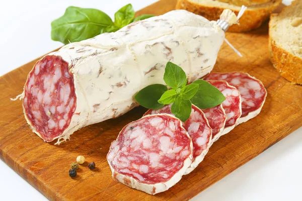 French dry sausage — Stock Photo, Image