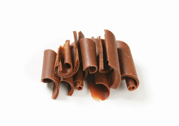 Locken aus Vollmilchschokolade — Stockfoto