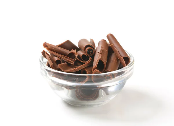 Melk chocolade krullen — Stockfoto