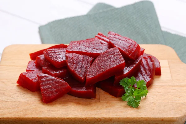 Sliced and pickled beetroot — Stock Photo, Image