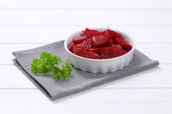 Sliced and pickled beetroot — Stock Photo, Image