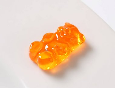 Orange Gummy bear clipart
