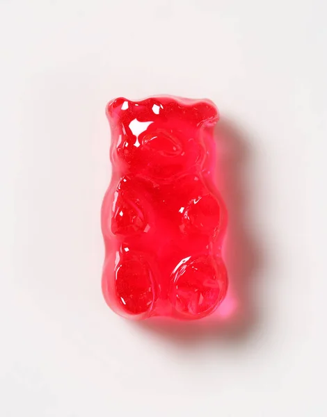 Röd gummy bear — Stockfoto