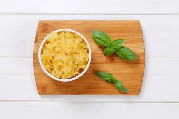 Quadretti - vierkante vorm van pasta — Stockfoto