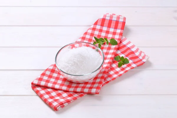 Grova finkornig salt — Stockfoto