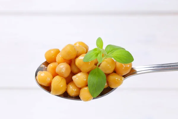 Cooked chick peas — Stock Photo, Image