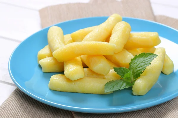 Aardappel kegels of gnocci — Stockfoto