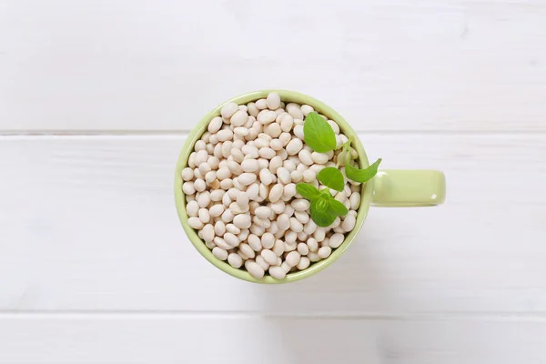 原料白豆 — 图库照片