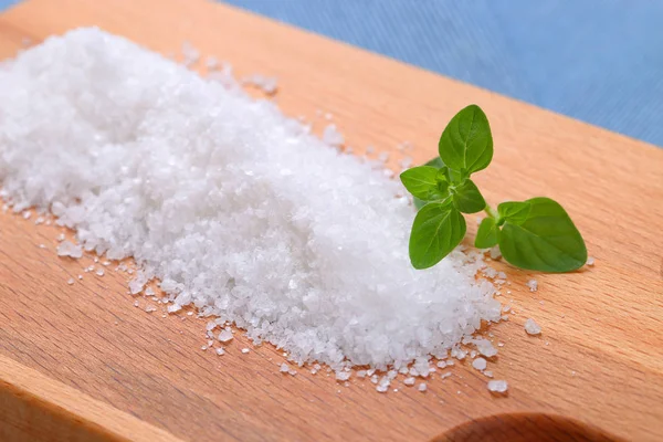 Grova finkornig salt — Stockfoto