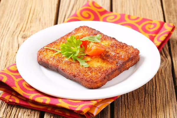 Slice of French toast — Stock Photo, Image