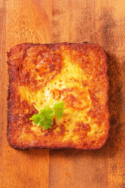 Bit av franska toast — Stockfoto