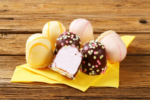 Assorted Marshmallow teacakes — Stock Photo, Image