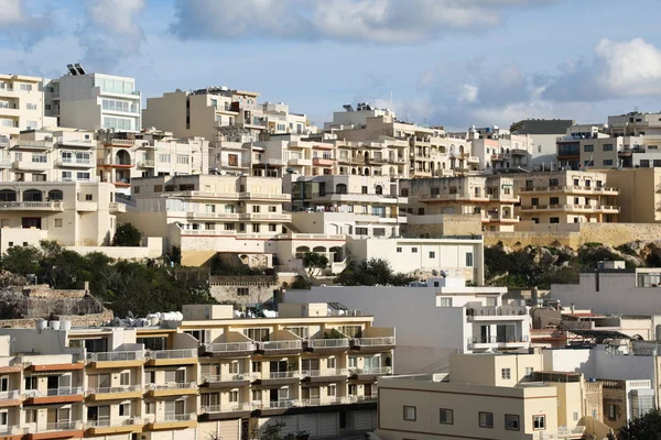 Rezidenční oblast v Maltě — Stock fotografie