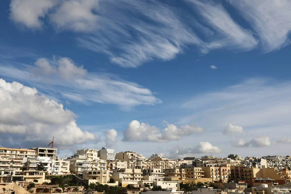 Área residencial em Malta — Fotografia de Stock