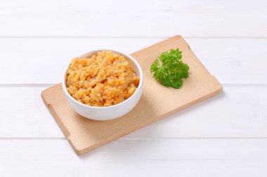 Pişmiş kırmızı mercimek