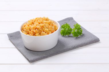 Pişmiş kırmızı mercimek