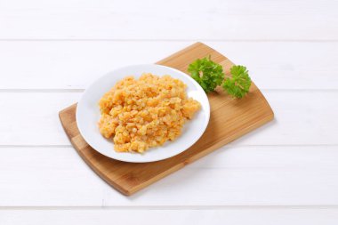 Pişmiş kırmızı mercimek