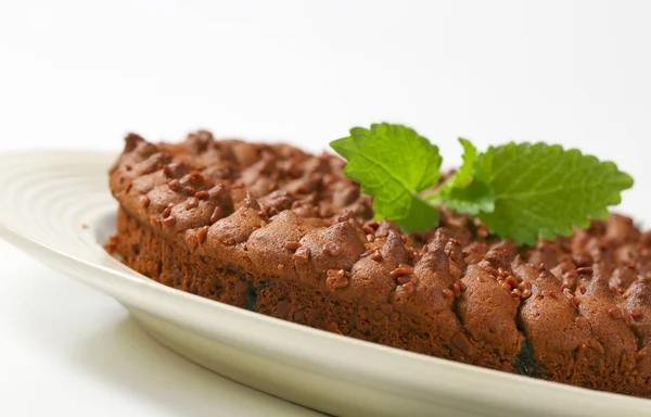 Gâteau rond au chocolat — Photo