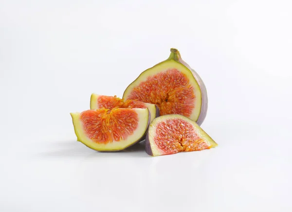 Färska skivade fig — Stockfoto