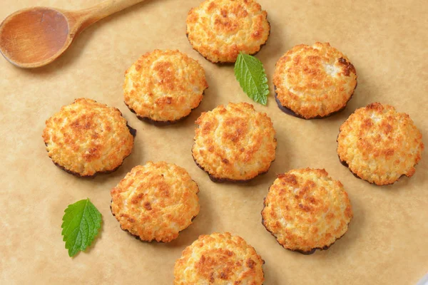 Sweet coconut cookies — Stock Photo, Image