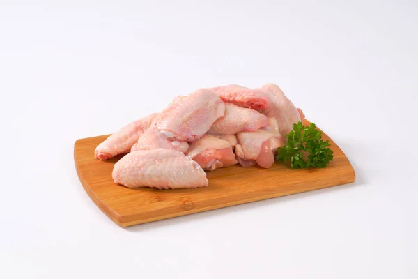 Asas de frango cru — Fotografia de Stock