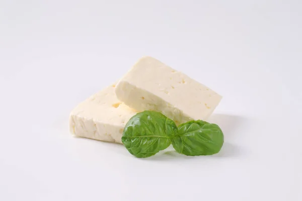 Φρέσκια φέτα τυρί — Φωτογραφία Αρχείου
