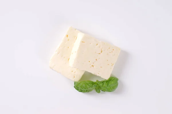 Φρέσκια φέτα τυρί — Φωτογραφία Αρχείου