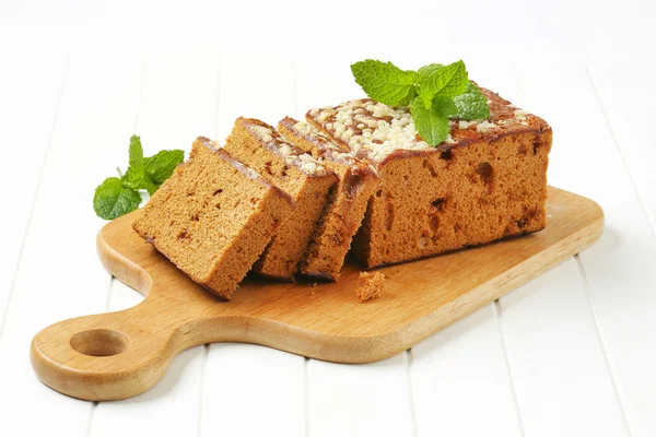 Sliced spice cake — Stock Photo, Image