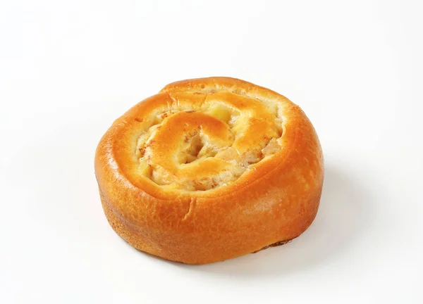 Apple Custard Bun — Stock Photo, Image