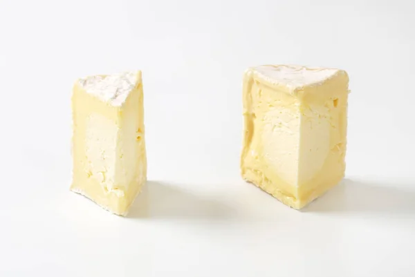 French Chaource cheese — Stock Photo, Image