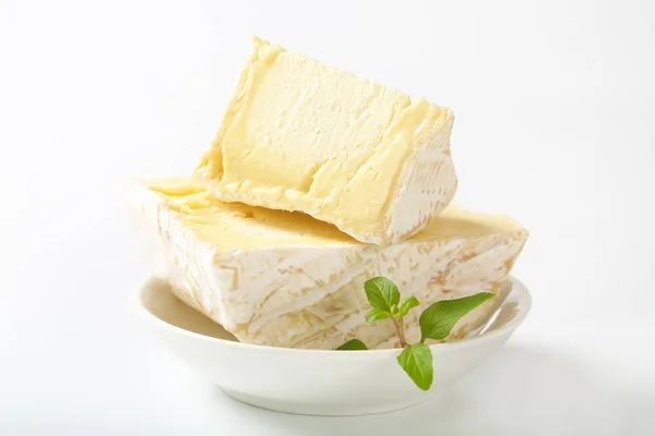 Französischer Chaource-Käse — Stockfoto