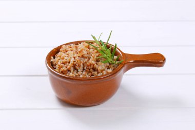 pişmiş buğday tencere