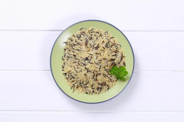 Prato de arroz selvagem — Fotografia de Stock