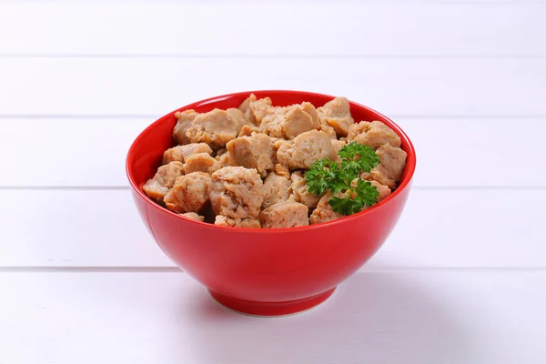 Kostka sojowa mięsa — Zdjęcie stockowe