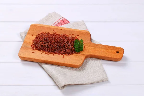 Stapel van rode rijst — Stockfoto
