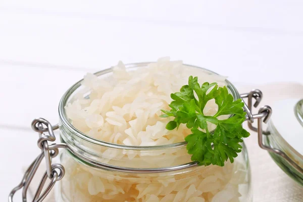 Macarrão de arroz fusilli — Fotografia de Stock