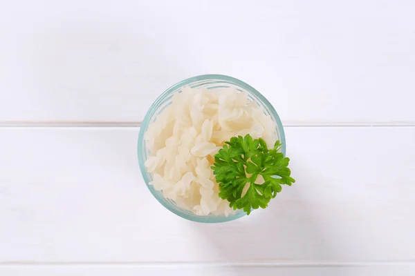 Macarrão de arroz fusilli — Fotografia de Stock