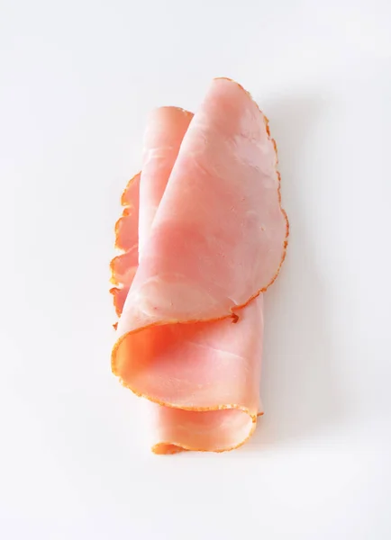 Baked ham slices — Stock Photo, Image