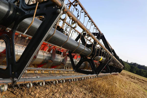 Reel of a combine harvester — Stock Photo, Image