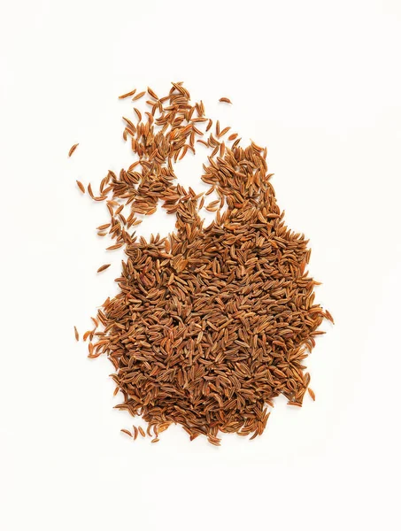 Pilha de sementes de alcaravia — Fotografia de Stock