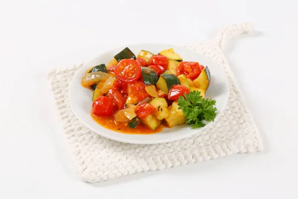 Talerz warzyw z grilla — Zdjęcie stockowe
