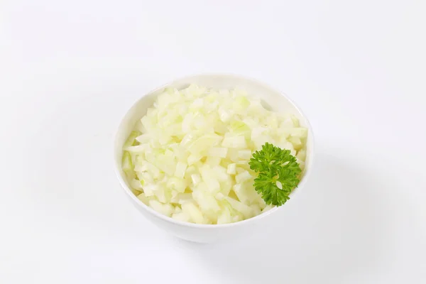 Chopped raw onion — Stock Photo, Image