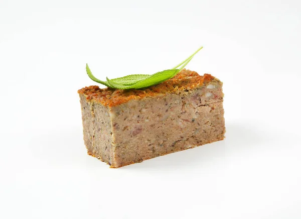 Pork and liver meatloaf — Stock Photo, Image